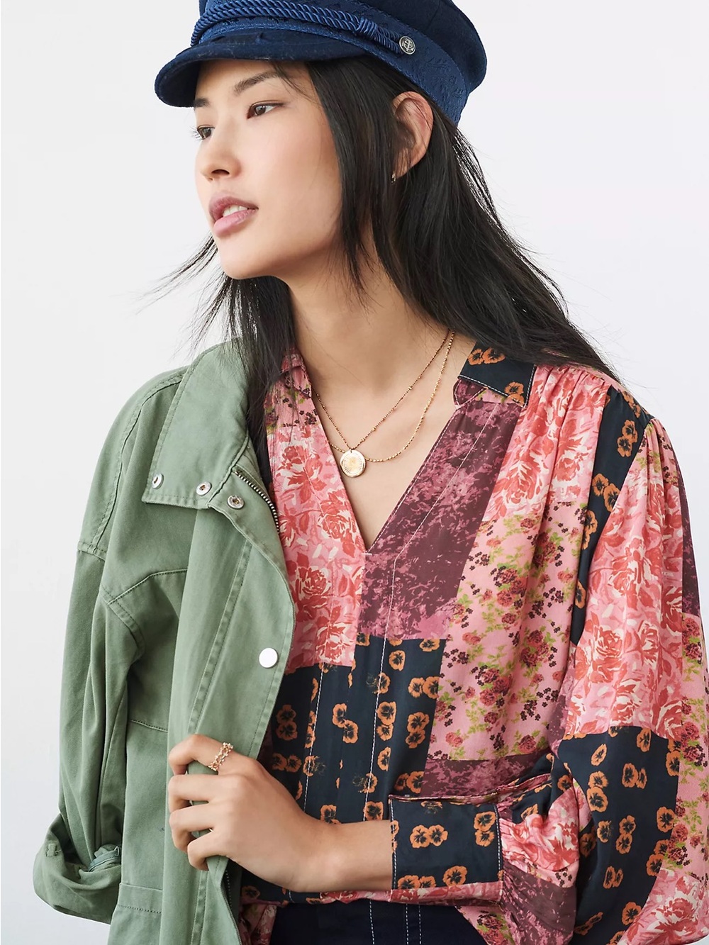 Anthropologie Porridge Ivonne Patchwork Blouse XS